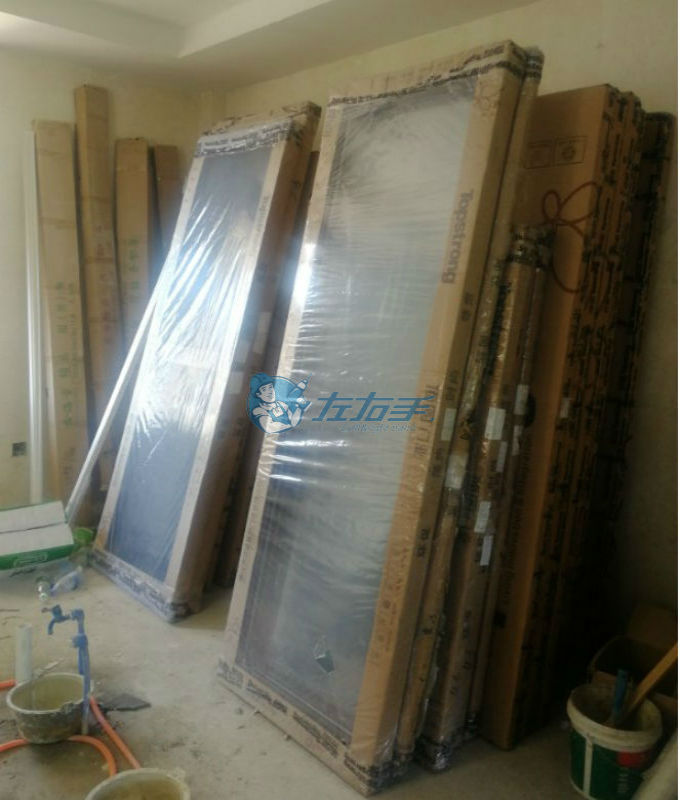 左右手湖北黃岡陽光窗、生態(tài)門、中空門安裝案例2