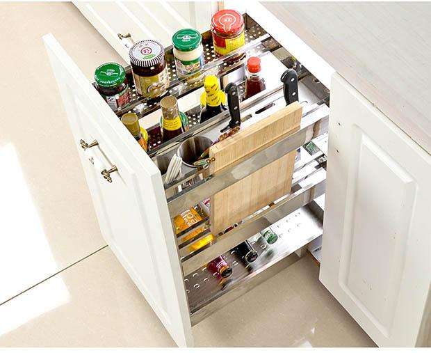 櫥柜調(diào)味拉籃安裝方法，很實(shí)用值得收藏