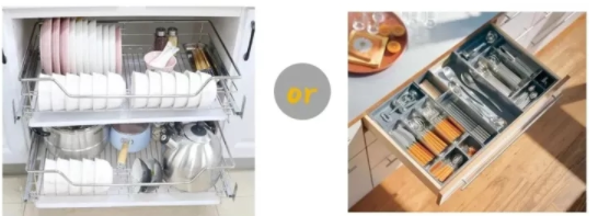 抽屜拉手滑道：櫥柜抽屜免費(fèi)定制，還需要拉籃嗎？