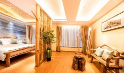 特價民宿設(shè)計圖，民宿原木生態(tài)家具風(fēng)格