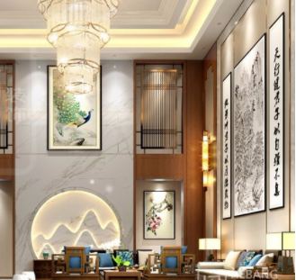 新中式別墅設(shè)計怎么搭配窗簾色彩？