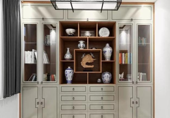 書(shū)柜設(shè)計(jì)圖，是裝高級(jí)還是真低調(diào)？