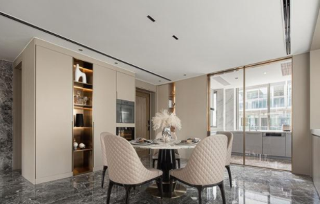 衣帽間門尺寸：最豪橫的新房，這效果才叫高級，主臥室還帶有獨立衣帽間