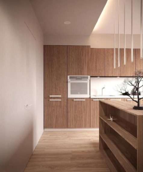 吊頂造型設計：進門裝局部吊頂，用玄關柜做背景墻真寬敞