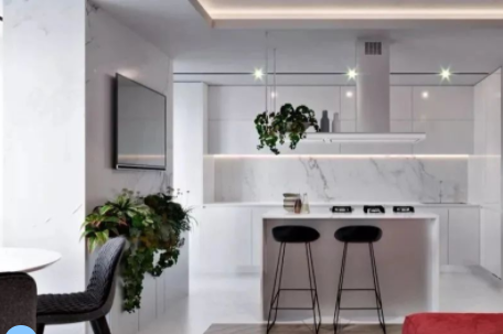 整體櫥柜臺面寬度：櫥柜臺面選大理石嗎？尺寸多少合適？