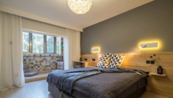 上海電動窗簾系統(tǒng)：陽臺不加門，窗簾怎么安裝？