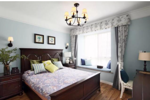 【飄窗窗簾設(shè)計(jì)】臥室有飄窗，窗簾可以這樣裝